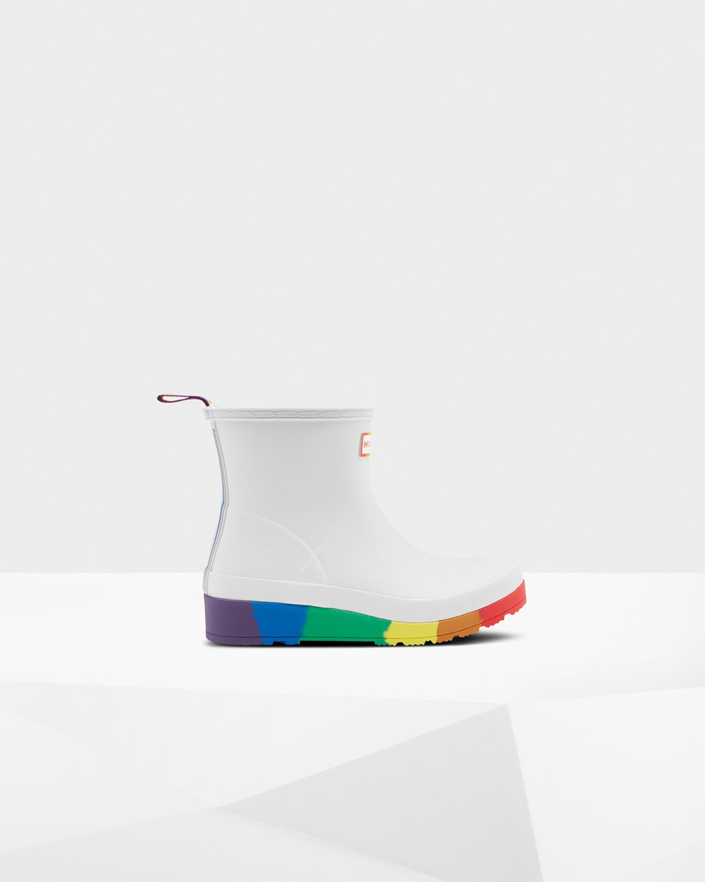 Hunter Original Pride Flatform Rain Play Boots - Sale Online Womens White - WLHCDZ589